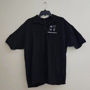 Black Disney Kingdom Hearts polo shirt